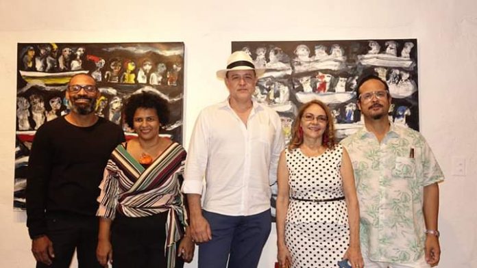 José Almonte, Iris Pérez, Ángel Urrely, Mildred Canahuate y José Levy.